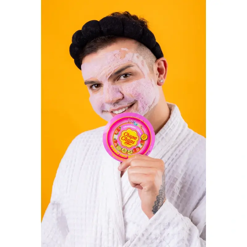 7 Heaven Mascarilla Bubble Chupa Chups Fresa-Nata - Image 4