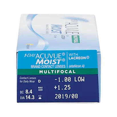 Acuvue 1 Day Moist Lentillas Multifocales Diarias , 30 unidades - -5.25, 8.4, Baja, 14.30 - Image 3