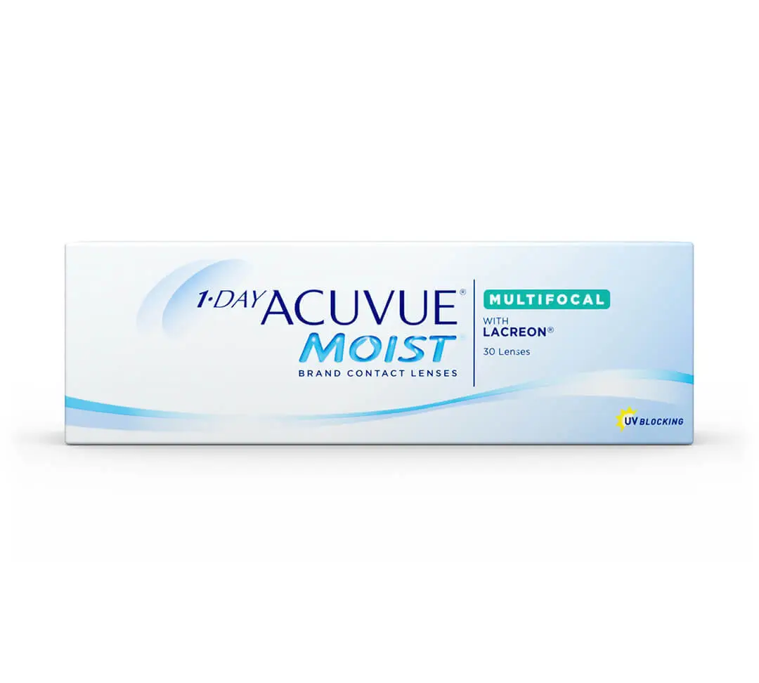 Acuvue 1 Day Moist Lentillas Multifocales Diarias , 30 unidades - +2.25, 8.4, Baja, 14.30