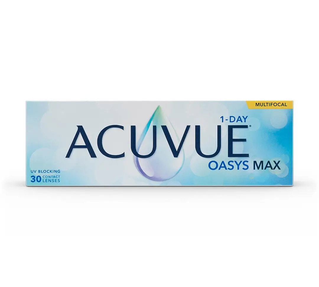 Acuvue 1 Day Oasys Max Lentillas Multifocales Diarias , 30 unidades - -0.75, 8.4, Media, 14.30