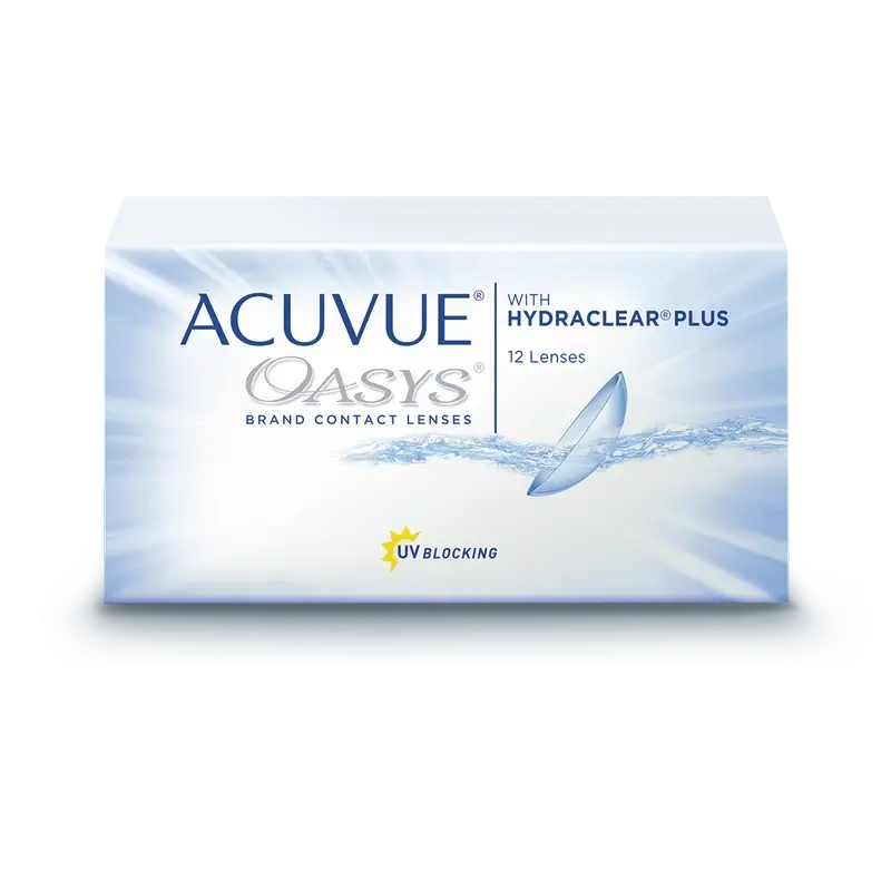 Acuvue Oasys Lentillas Esféricas Quincenales , 12 unidades - +4.50, 8.4, 14.0