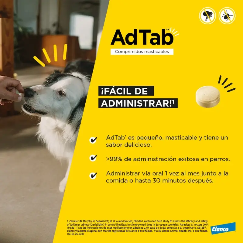 Adtab 450Mg Comprimidos Masticables Perros 11-22Kg, 2 Comprimidos - Image 3