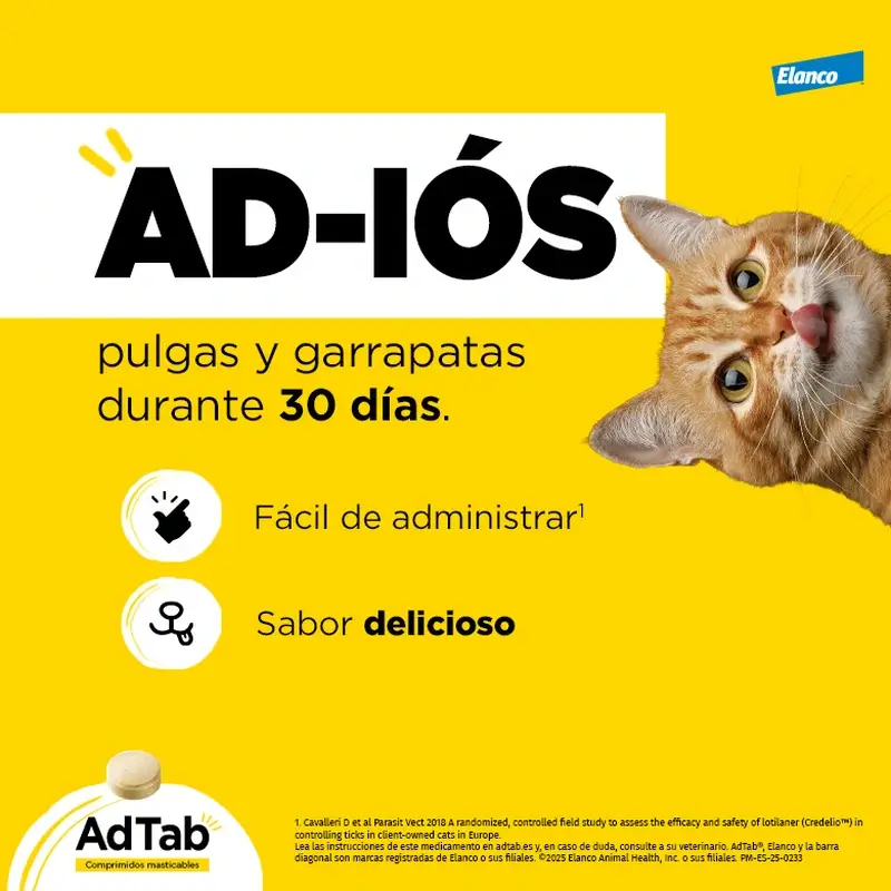 Adtab 48Mg Comprimidos Masticables Gatos 2-8Kg, 6 Comprimidos - Image 7