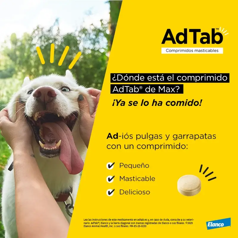 Adtab 900Mg Comprimidos Masticables Perros 22-45Kg, 2 Comprimidos - Image 5