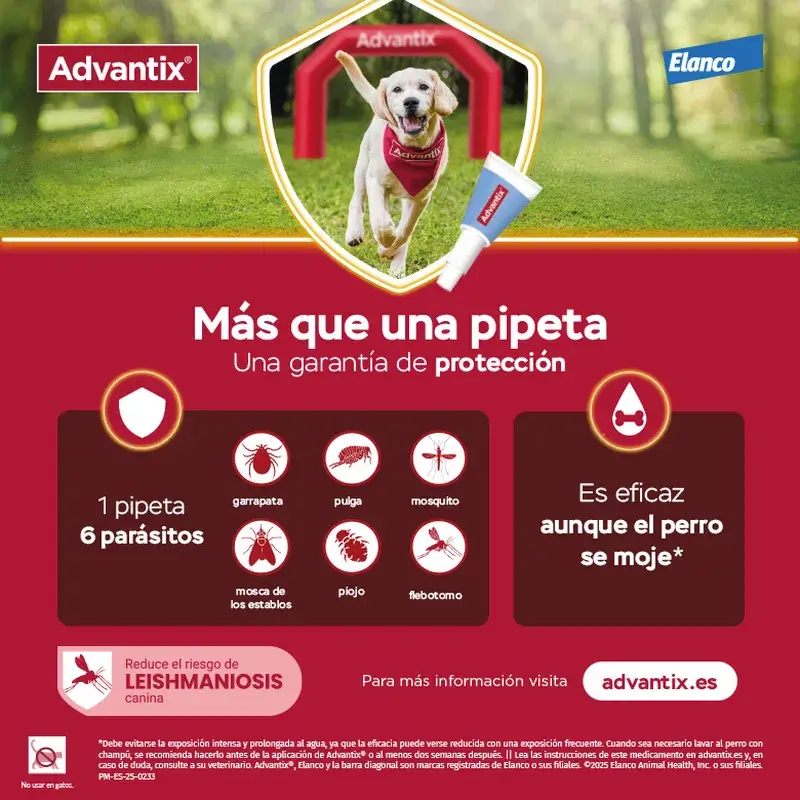 Advantix Mono Pipeta, 2,5 Ml 10-25Kg, 2 Unidades - Image 3