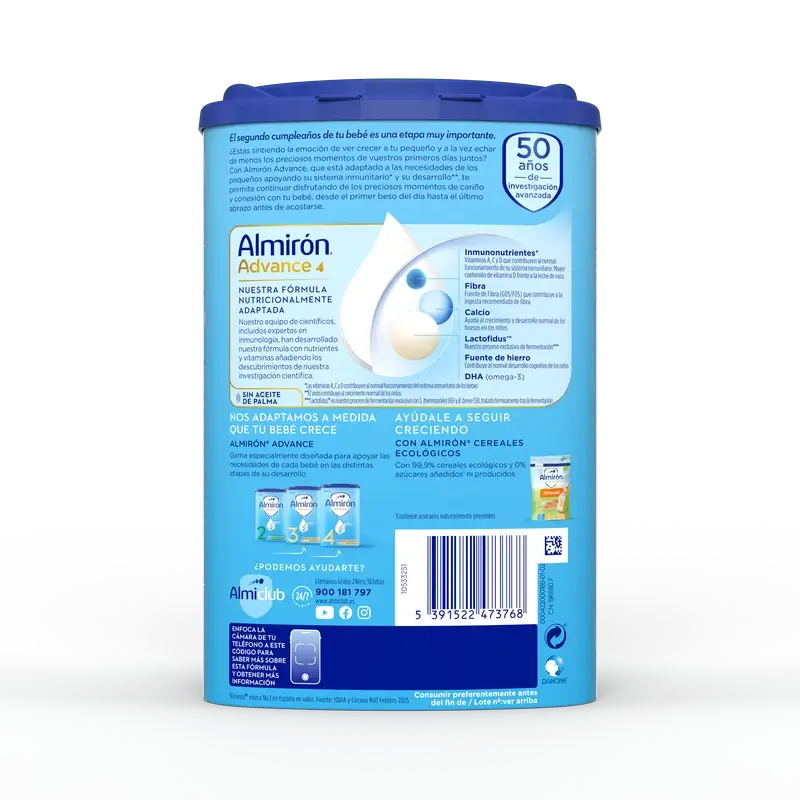 Almirón Advance 4, Pack 12 x 800g - Image 6