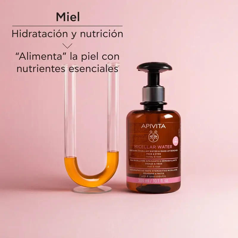 Apivita Agua Micelar Calmante & Desmaquillante, 300 ml - Image 4
