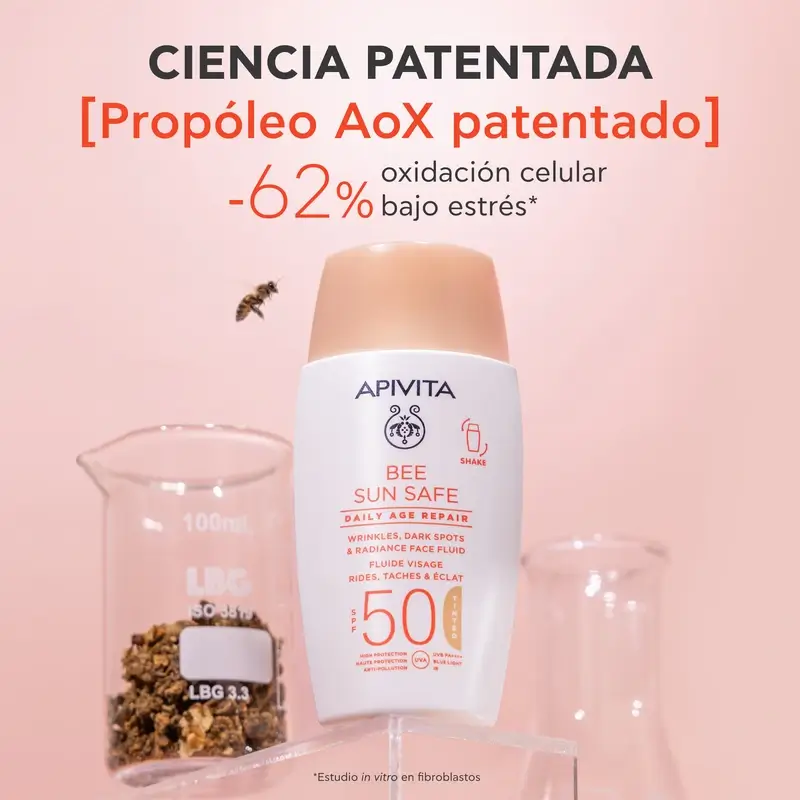 Apivita Apivita Reparación Antiedad Diaria Con Color Spf50, 50 ml - Image 5