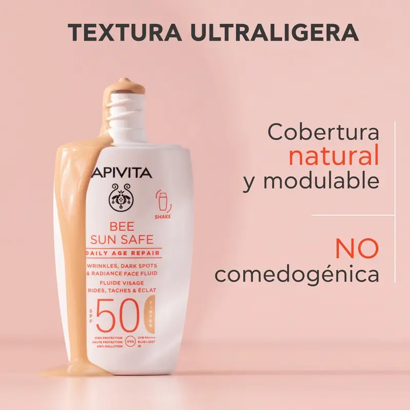 Apivita Apivita Reparación Antiedad Diaria Con Color Spf50, 50 ml - Image 6
