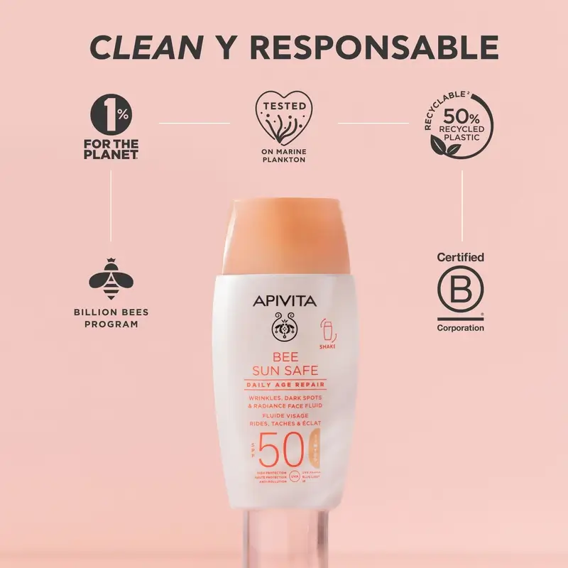 Apivita Apivita Reparación Antiedad Diaria Con Color Spf50, 50 ml - Image 8