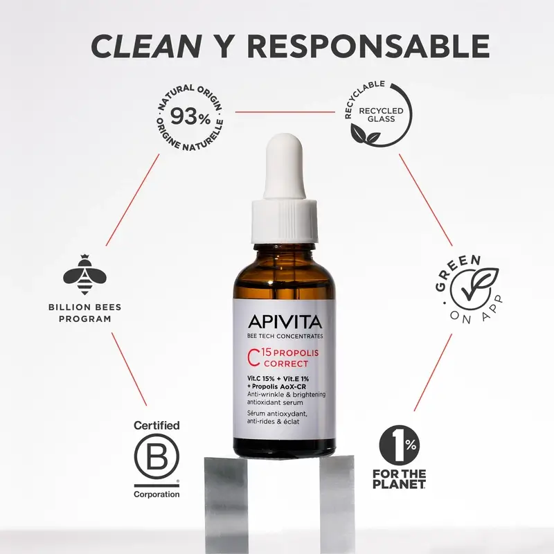 Apivita C15 Propolis Correct Sérum Corrector, 30 ml - Image 8