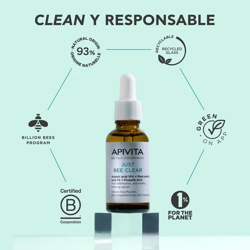 Apivita Just Bee Clear Sérum, 30 ml - Image 9