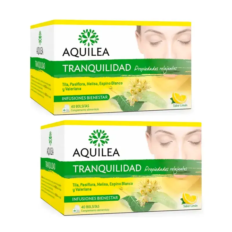 Aquilea Infusiones Tranquilidad, Pack 2 x 40 Bolsitas