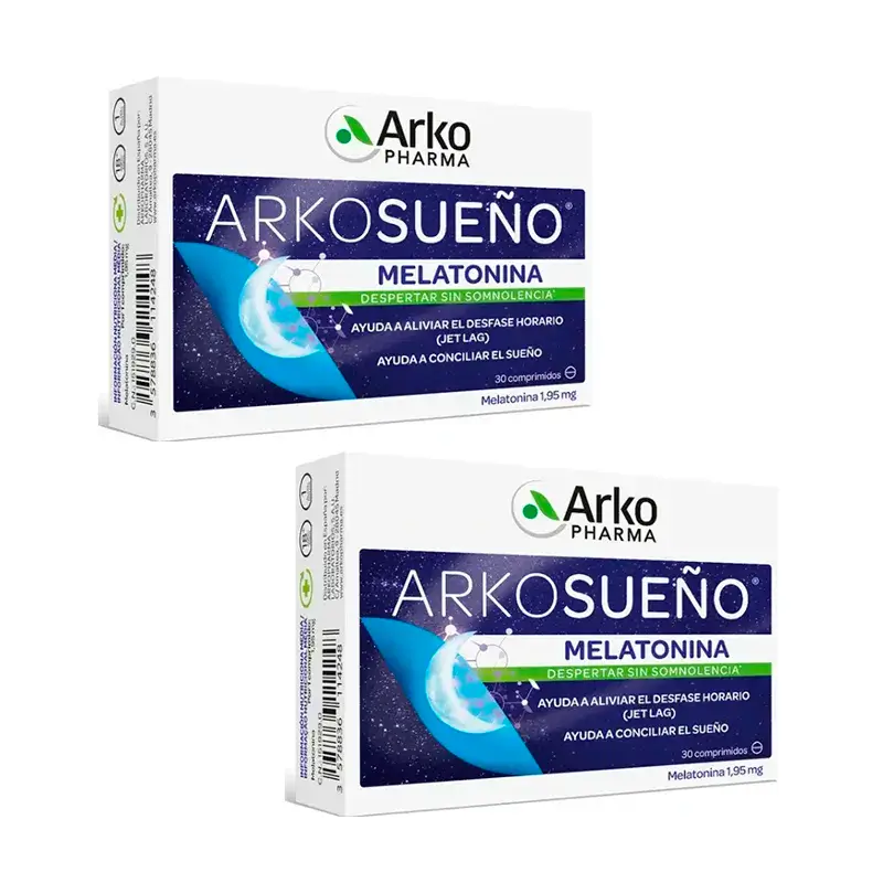 Arkopharma Arkosueño Melatonina, 2X30 Comprimidos