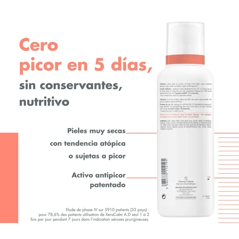 Avène Xeracalm Ad Bálsamo Relipidizante 400 ml - Image 2