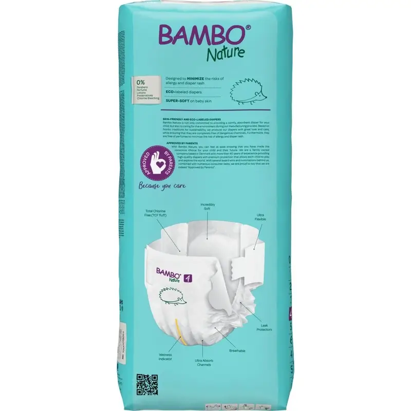 Bambo Nature Pañales Talla 4 (7–14 Kg), 48 unidades - Image 3