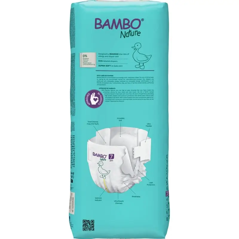 Bambo Nature Pañales Tamaño 7 (18+ Kg), 40 unidades - Image 3