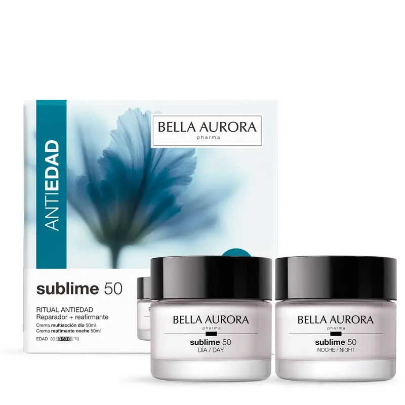 Bella Aurora Pack Sublime 50: Ritual Antiedad, Reparador Y Reafirmante, 50 + 50 ml