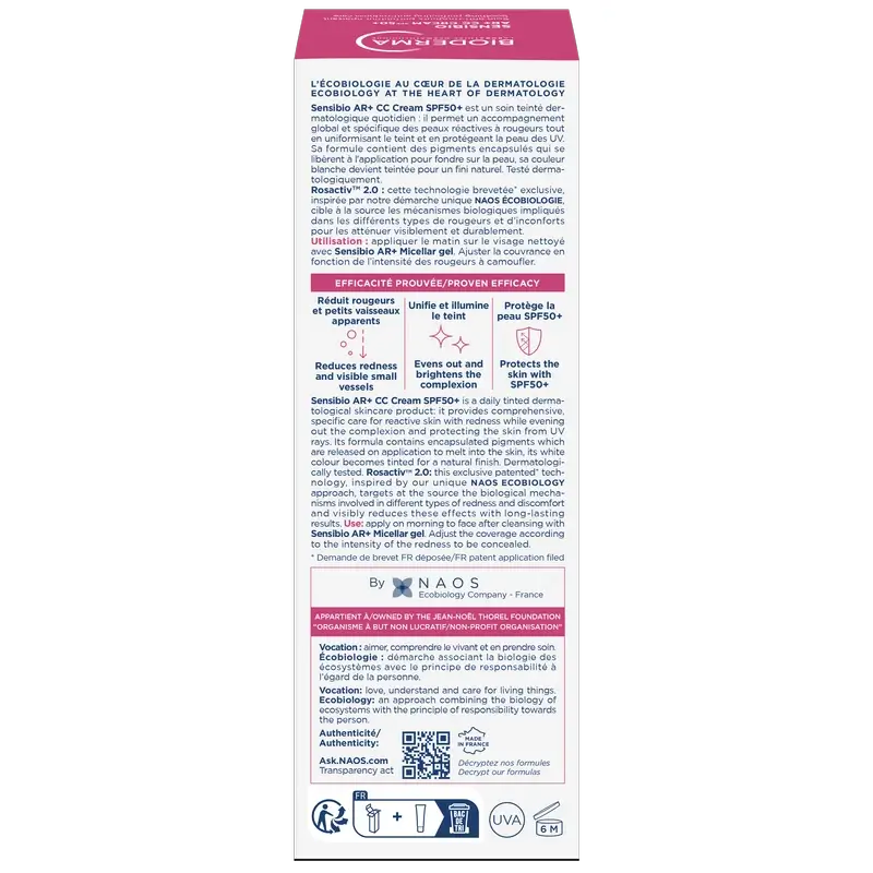 Bioderma Sensibio Ar+ Cc Cream Spf50+, 40 ml - Image 6