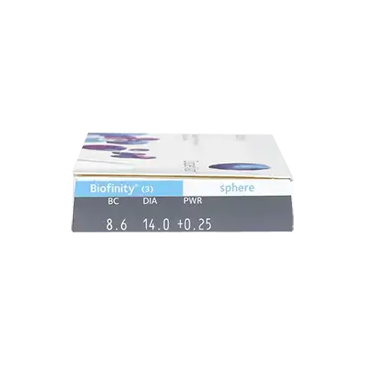 Biofinity Lentillas Esféricas Mensuales , 3 unidades - +7.50, 8.6, 14.0 - Image 3