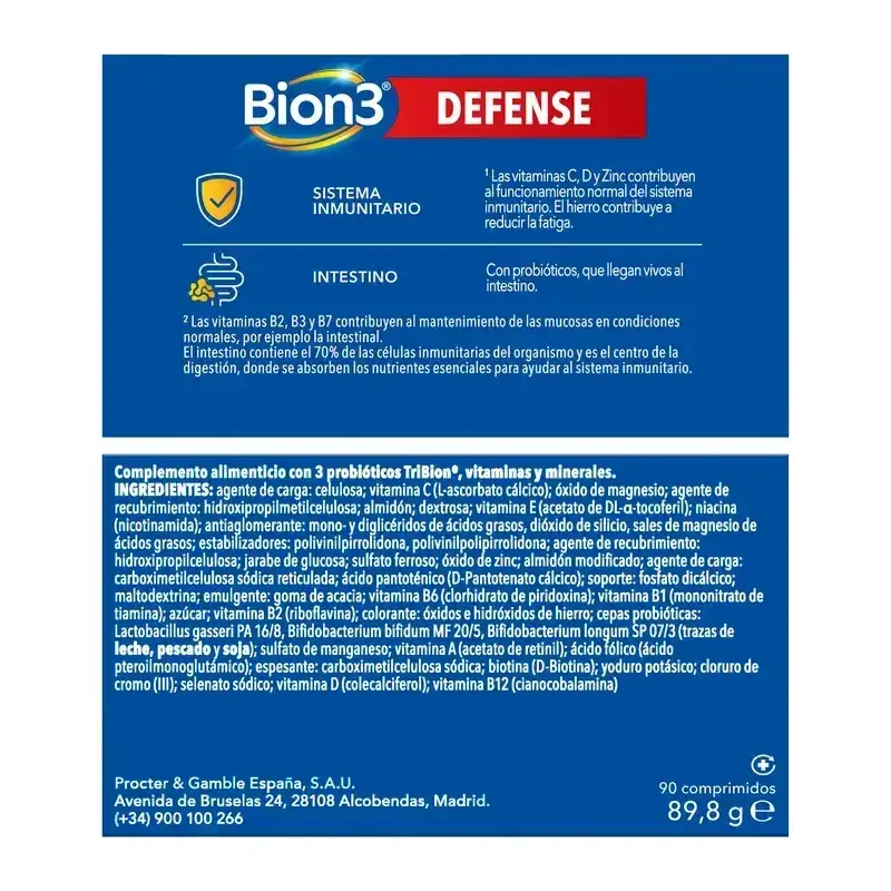 Bion3 Defense Multivitamínicos, 2X90 Comprimidos - Image 12