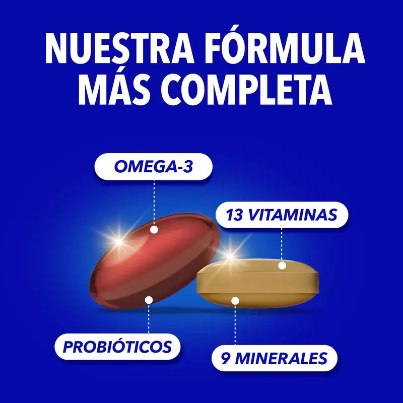Bion3 Multi & Omega-3 Con Probióticos, 60 cápsulas - Image 5