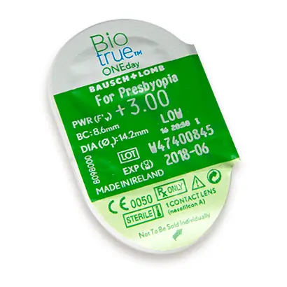 Biotrue One Day Lentillas Multifocales Diarias , 30 unidades - +2.50, 8.6, Alta, 14.2 - Image 3