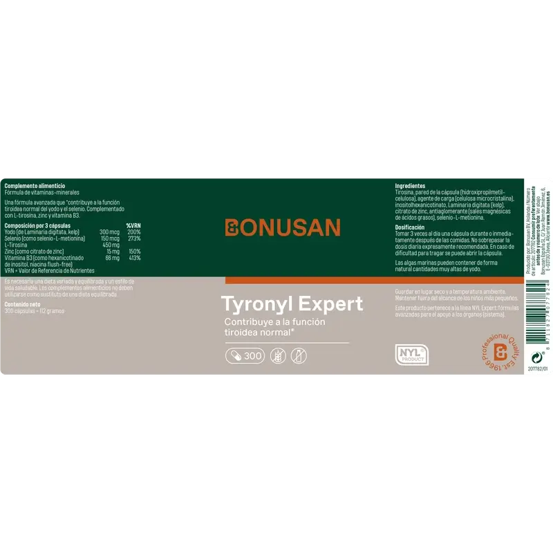 Bonusan Tyronyl Expert, 300 cápsulas - Image 2