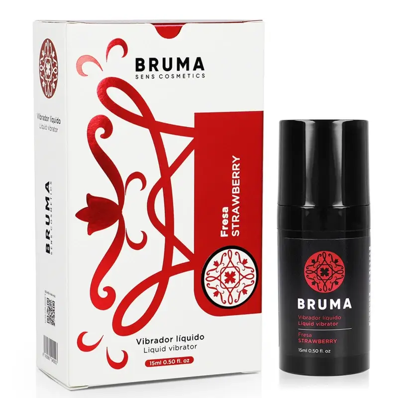 Bruma Vibrador Líquido Fresa , 15 ml