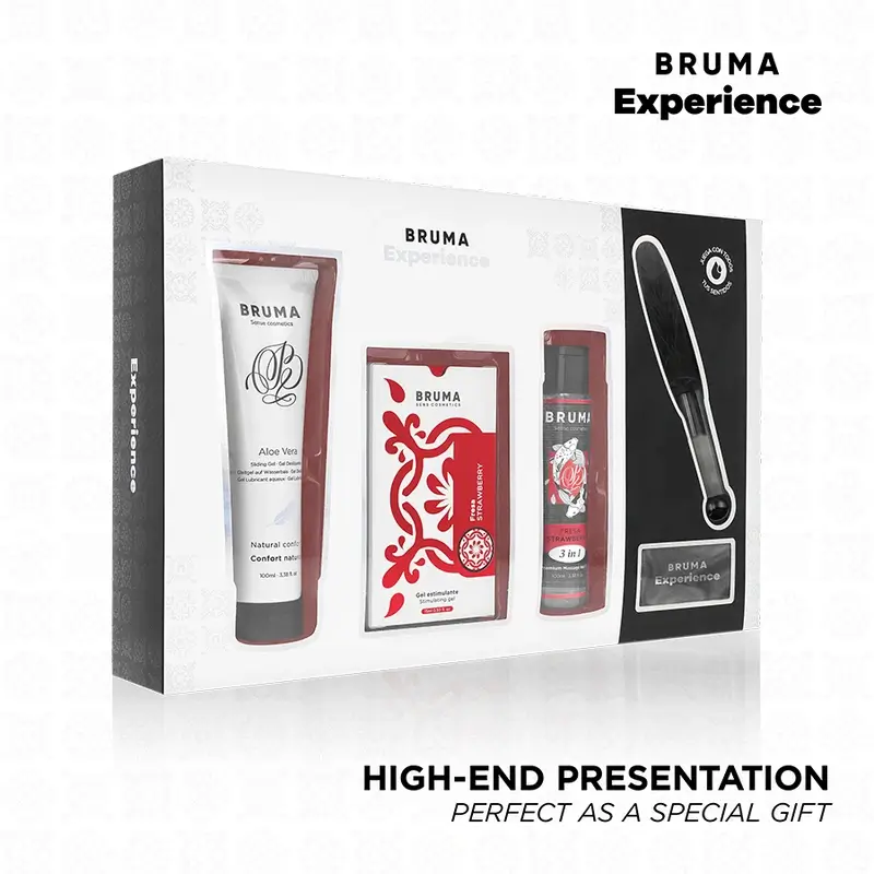 Bruma Xerience - Kit Tentación Dulce Fresa Con Potenciador De Orgasmos