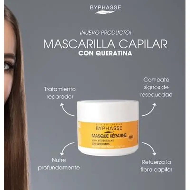 Byphasse Capilar Keratina Cabello Seco, 250 ml - Image 3