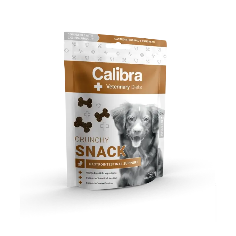 Calibra Vet Diet Dog Crunchy Snack Gastrointestinal 120G