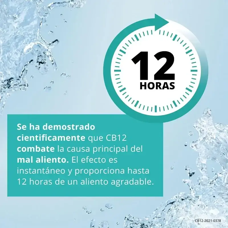 Cb12 Mild Enjuague Bucal Halitosis Sabor Menta Suave, 2X250 Ml - Image 5