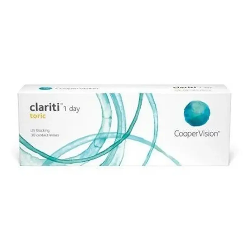 Clariti 1 Day Lentillas Tóricas Diarias , 30 unidades - -0.25, -1.25, 80, 8.6, 14.30