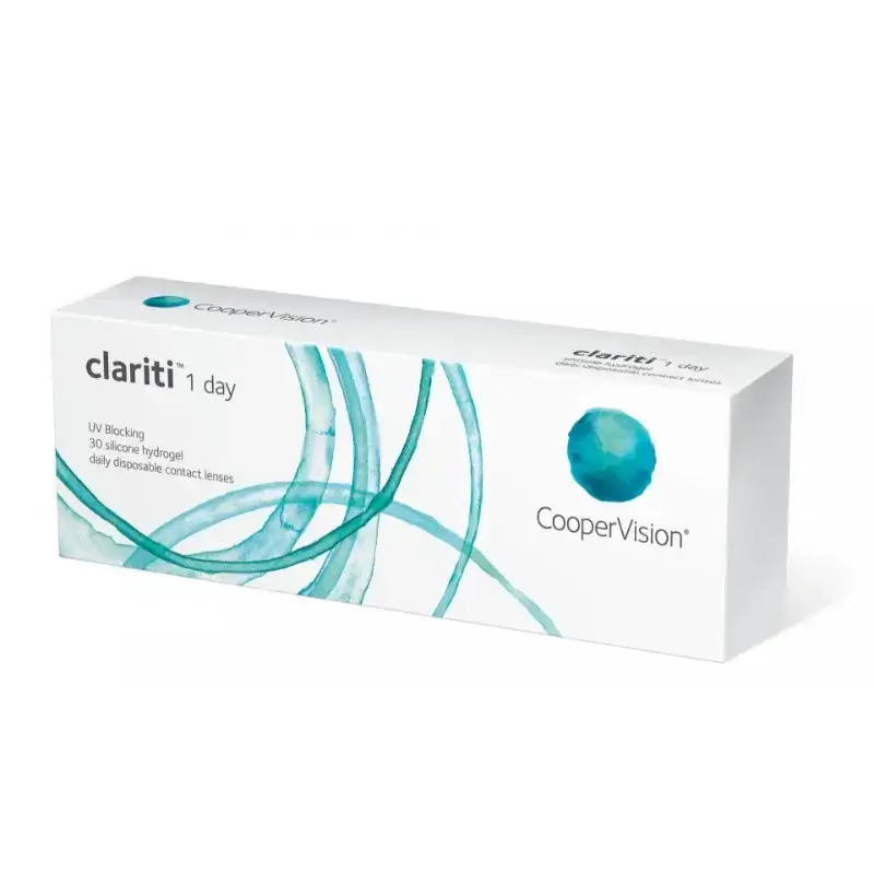 Clariti 1 Day Lentillas Esféricas Diarias , 30 unidades - +3.00, 8.6, 14.1