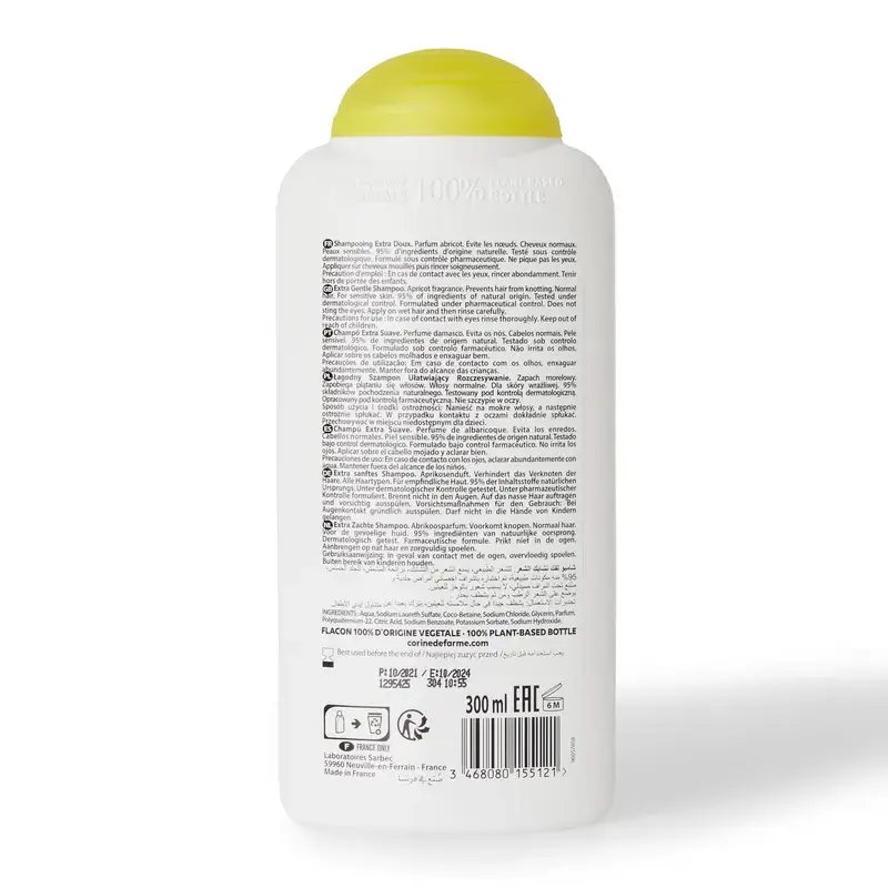 Corine De Farme Champú Extra Suave Kids Albaricoque , 300 ml - Image 2
