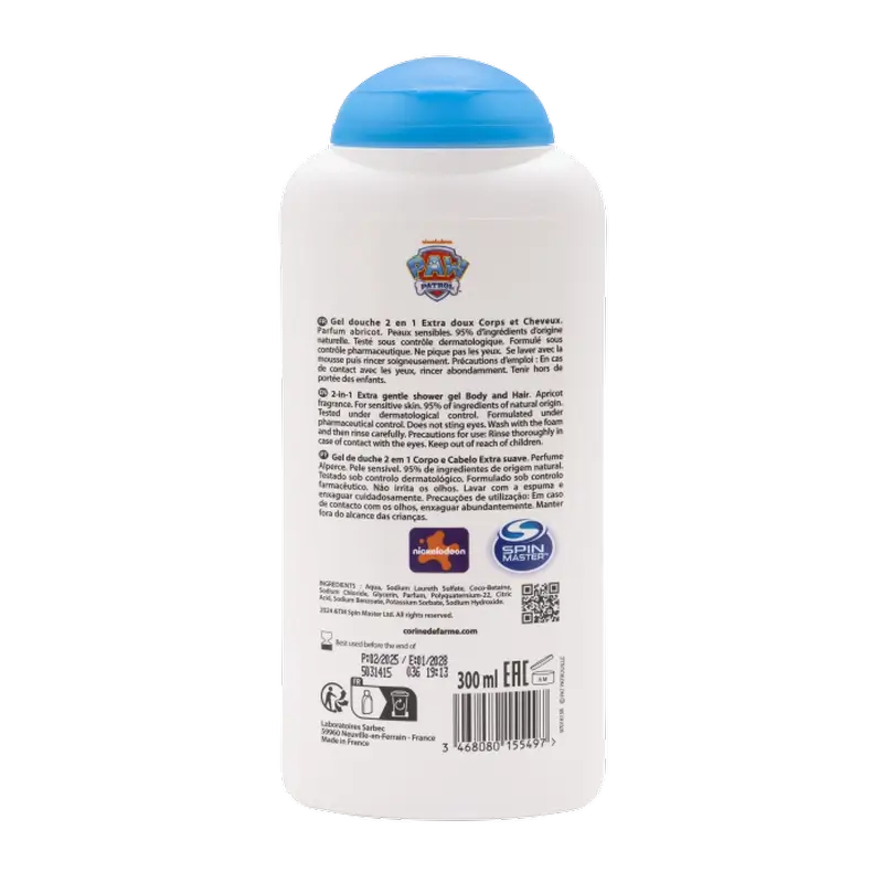 Corine De Farme Gel De Ducha 2 En 1 Patrulla Canina, 300 ml - Image 2