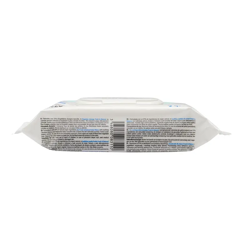 Corine De Farme Toallitas Fresh & Natural Biodegradables , 70 unidades - Image 4