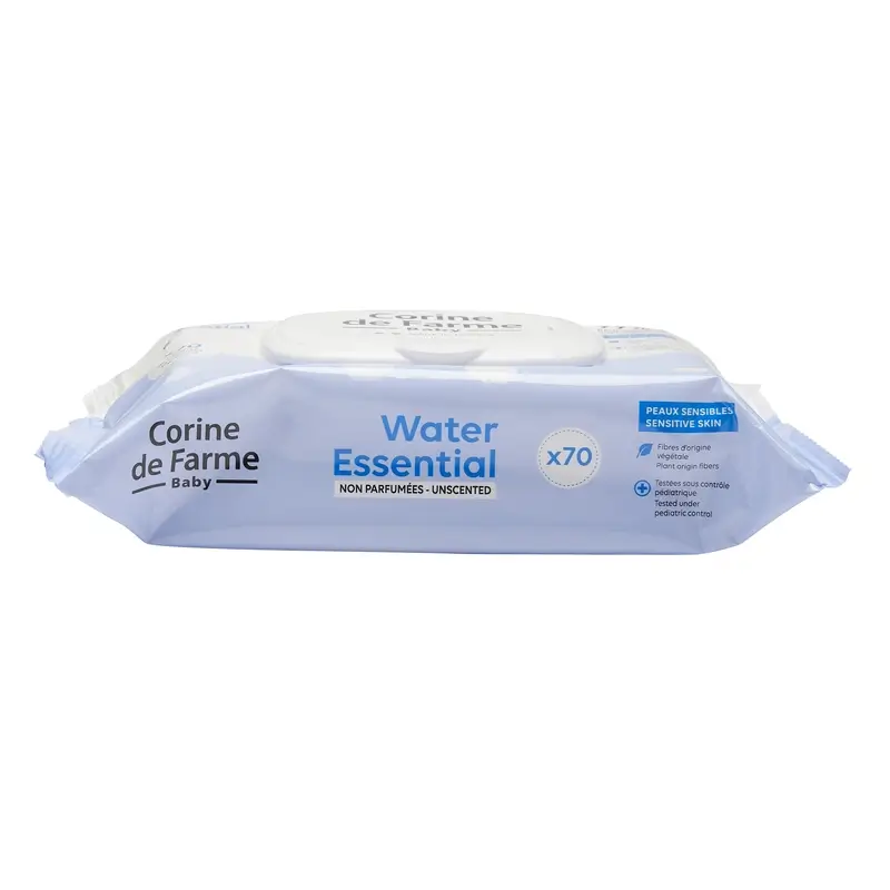 Corine De Farme Toallitas Water Essential Biodegradables , 70 unidades - Image 3