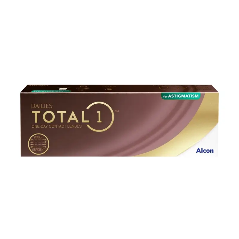 Dailies Total1 Lentillas Tóricas Diarias , 30 unidades - -1.75, -1.25, 90, 8.6, 14.50