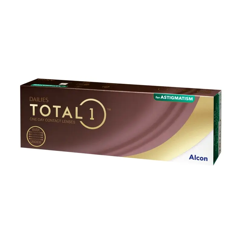 Dailies Total1 Lentillas Tóricas Diarias , 30 unidades - -8.00, -1.75, 160, 8.6, 14.50 - Image 2