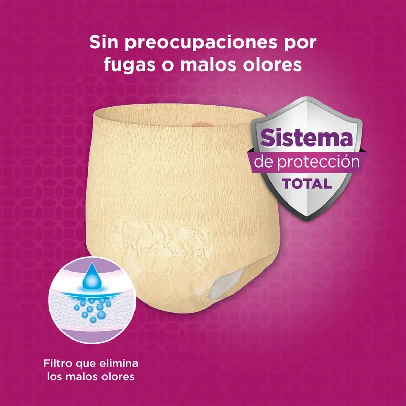 Depend Normal S/M Pañal Adulto Mujer , 10 unidades - Image 2