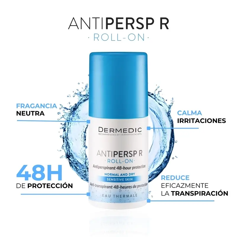 Dermedic Duo Antipersp R Antitranspirante Roll-On 48-Hour , 2 x 60 ml - Image 3