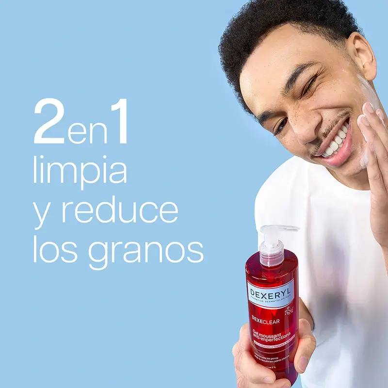 Dexeryl Dexeclear Gel Limpiador Anti-Imperfecciones 2 En 1 Piel Tendencia Acneica , 400 ml - Image 5