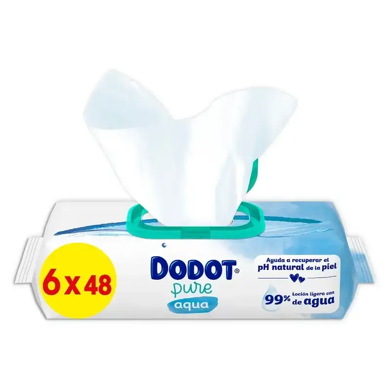 Dodot Pañal Sensitive Jumbo Pack Talla 3 , 2x78 Unidades + Toallitas Aqua Plastic Free Box 6X48 (288 Unidades) - Image 17