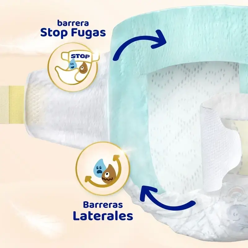 Dodot Pañal Sensitive Jumbo Pack Talla 3 , 2x78 Unidades + Toallitas Aqua Plastic Free Box 6X48 (288 Unidades) - Image 9