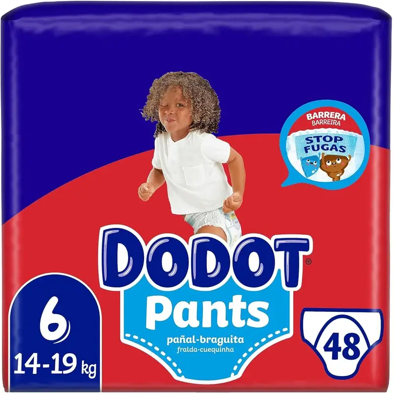 Dodot Pants Pañal Braguita Talla 6 , 48 unidades