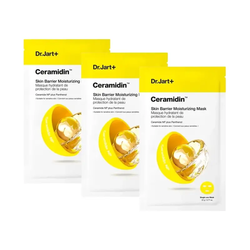 Dr.Jart+ Mascarilla Hidratante De Protección De La Piel, 3X22 Gr