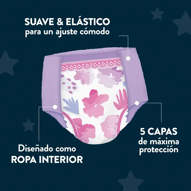 Drynites Talla +13 Niña Pañales De Noche , 11 unidades - Image 2