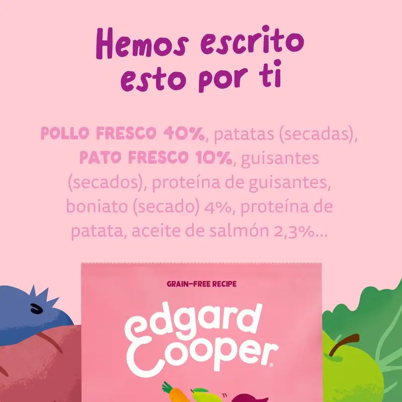 Edgard & Cooper Pienso Para Cachorros Grandes Con Pato Y Pollo Frescos , 12 kg - Image 10